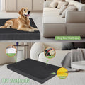 Dog Bed Covers Replacement Washable Waterproof Pet Bedding Cover with Durable Zipper, 36"X27"X4" Heavy Duty Dog Bed Line