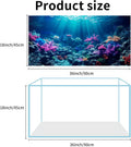 COMSUN 3 Pack Aquarium Background, 36x18 inch Polyester Aquarium Background