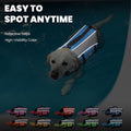 VIVAGLORY Dog Life Vest Front Float Dog Swim Vest, XS, Blue
