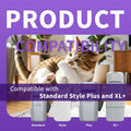 Premium Cat Litter Refill Bags | Jumbo 4-Pack 96 Total ft | Upgrade Odor Controlling, Universally Compatible with Litter