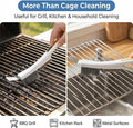 Bird Cage Cleaning Brush Kit, Bird Poop Remover Cleaning Tools Accessories for Small,Medium,Large,Tall, 4-Piece Multi Fu