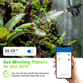 Smart Reptile Mister Automatic Mister System for Reptile Tank APP WiFi Remote Control Reptile Humidifier Fogger for Aqua