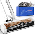ACE2ACE A3 Pro Carpet Roller for Pet Hair, Carpet Pet Hair Removal Tool, Reusable Large Lint Rollers, 5 Feet Long Handle No Bending No Kneeling, Cat Dog Hair Remover for Carpet, Rugs, Mats, Black