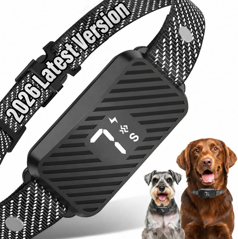 Dog Bark Collar for Large Medium Small Dogs, Effective No-Bark Collar, Smart Barking Collar, Rechargeable Bark Collar wi