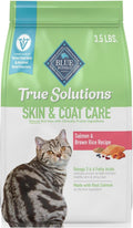 Blue Buffalo True Solutions Skin & Coat Care Salmon Dry Cat Food, 3.5 lb