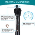 hygger ETL Certification Aquarium Heater, 50W/100W/200W/300W Submersible Fish Tank Thermostat Heater with Firm Double Pa