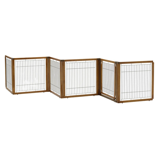 Richell 3-in-1 Convertible Elite Pet Gate, 6-Panel