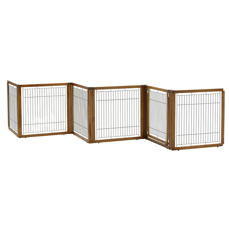 Richell 3-in-1 Convertible Elite Pet Gate, 6-Panel