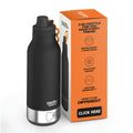 asobu Dog Barky Bottle – Insulated Stainless Steel Water Bottle with 2 Removable Dog Bowls for Food, Treats & Water – Pet-Friendly Travel Bottle for Hiking, Road Trips & Outdoor Adventures