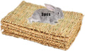 Hamiledyi Grass Mat Woven Bed Mat for Small Animal Bunny Bedding(Pack of 3)