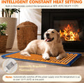 Pecute Pet Heating Pad for Cat Dog, Outdoor & Indoor Reversible Use, IPX7