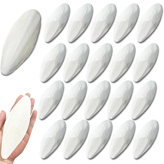 Clyairmao Bird Cuttlebone for Parakeets Cuttlebone for Birds - Natural Cuttlefish Bone Bulk Chew Toy Bird Bites Calcium Stone for Canaries Tortoises,Snails,Reptiles,Parrots,Cockatiel