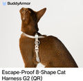 Escape Proof Cat Harness Anti-Choke Quick Release