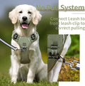 HEELE Dog Harness, Dog Harness for Small Medium Large Dogs No Pull Adjustable Padded Reflective Harness with Handle for 