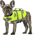 Queenmore Small Dog Life Jacket, Ripstop Safety Dog Life Vest for Swimming