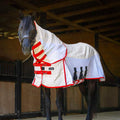 Jeffers Romper Stomper Sweet Itch Fly Sheet for Horses with Detachable Neck 81", Breathable Mesh Cotton Blend Top, UV & 