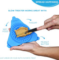 Aquapaw Dog Licking Mat - Suction Slow Feeder & Feeding Mat - Bath Toy Dispenser for Dog Bath Toys & Grooming Treats - G