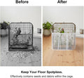 2 PCS Cage Skirt, Bird Cage Cover, Bird Cage Seed Catcher, 59-70.9in
