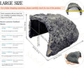 Rock Cave Habitat Hidden for Reptile and Amphibians.Terrarium & Aquarium Decor, Reptile hideout Hide Cave, Perfect for B