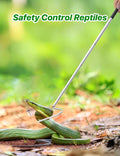 Snake Hook 40" – Telescopic Stainless Steel Reptile Grabber Stick for Safely Handling Snakes and Lizards, Lightweight & 