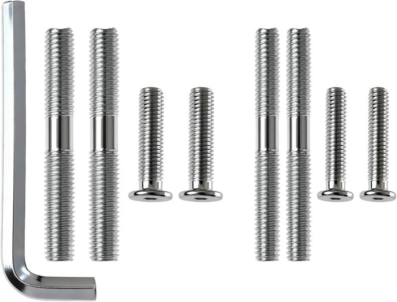 Cat Scratching Post Replacement Screws Set, M10 and M8 Bolt, Cat Tree Replacement Parts Threaded Bolt Screws with Allen 