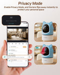ALIOBC Pet Camera with Phone App Laser Toy 2K Cat Camera no Subscription