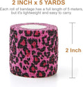 Pet First Aid Tape Waterproof Self Adherent Cohesive Bandage for Dogs Cats Horses Breathable Non-Woven Elastic Self Adhe