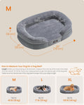 Feandrea Orthopedic Dog Bed, 30" Dog Couch with Removable Washable Cover
