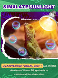 Heat Lamp Bulbs, 80 Watts UVA UVB Reptile Heat Bulb, 1 Pack