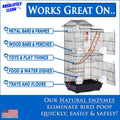Absolutely Clean Amazing Bird Cage Cleaner and Deodorizer - Just Spray/Wipe - Safely & Easily Removes Bird Messes Quickl