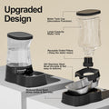 Automatic Dog Water Dispenser, Stainless Steel Bowls Feeder, 100% BPA-Free