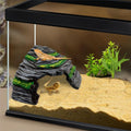 GOZILLA Reptile Hideout Cave,Turtle Tank Accessories Decor,Fish Tank Basking Platform for Bearded Dragon,Snake and Leopa