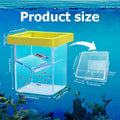 Floating Fish Breeding Isolation Box for Aquarium Tank, Acrylic Isolation Box for Baby Fish, Clownfish, Betta Eggs