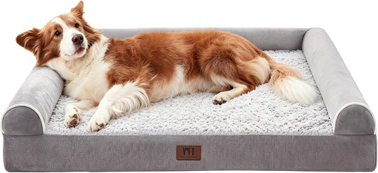 WESTERN HOME XL Orthopedic Dog Bed Washable Couch for Large Senior Dog 42"