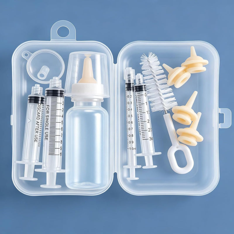 Pet Feeding Kit for Newborn Kitten and Puppy, 14Pcs