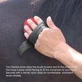 Harrison Howard Flexible Finish Horse Grooming Brush, Bendable Brush