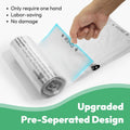 AMOGOGOPET Waste Bags, Compatible with Litter Robot 4/5/3, 50 Pack Liners for Self Cleaning Litter Box, 9-11 Gallon Capacity, Pre-Separated, Transparent, Replacement Cat Litter Bags