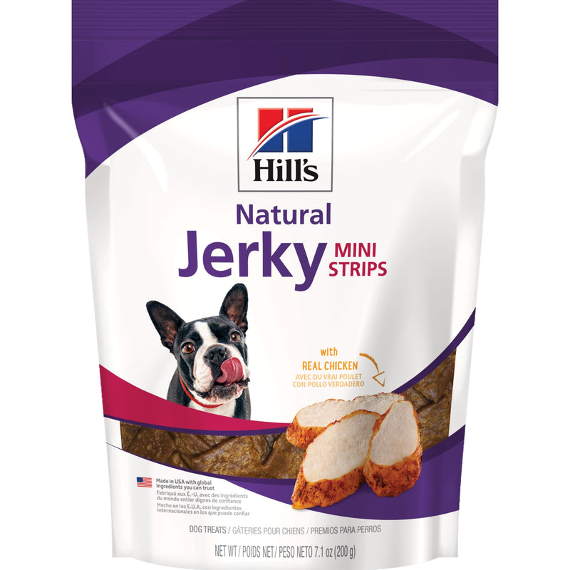 Hill's Natural Jerky Mini-Strips Dog Treats, Chicken, 7.1 oz. Bag