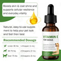 Vitamin E for Dogs - Liquid Vitamin E Oil Supplement for Skin, Coat