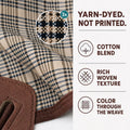 BARN & STABLE Cotton-Poly Plaid Horse Stable Blanket with Horse Mask