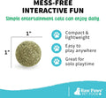Raw Paws Catnip Balls for Cats (6-Count) - Interactive Indoor Cat Toy