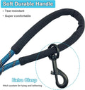 BTINESFUL Long Dog Leash, 10/15/20/30/50FT Dog Training Leash with Soft Handle, Reflective Heavy Duty Rope Dog Lead for Medium Large Dogs Outside Play, Camping (3/8" x 15ft, Blue)