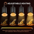 50W Uva Light Bulbs 2 Packs, Turtle Heat Lamp for Reptile
