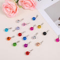HJZHII 26Pcs Cat Collar Bell Pet Bells for Cat Dog Collar, Colourful Small Dog Puppy Pet Bells for Collars with 1Pack Keychain