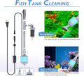 hygger 360GPH Electric Aquarium Gravel Cleaner, 5 in 1 Automatic Fish Tank Cleaning Tool Set Vacuum Water Changer Sand W
