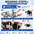 Waterproof Dog Lift Harness for Large Dogs 66-105 lb, Full Body Support Sling with Handles for Senior, Injured & Recover