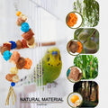 XLpeixin Natural Bird Rope Perches, Parakeet Swing Chew Toy, Birdcage Hanging Toy for Conure Cockatiel Budgies Lovebird Parrot