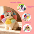 Soft Fabric Cat Cone, Post-Surgery Protective Cat Recovery Collar