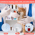 Pet Feeding Syringe, 2 Pcs Puppy Kitten Nursing Syringe with 10 Pcs Nipple, Silicone Feeding Tools for Newborn Animals P