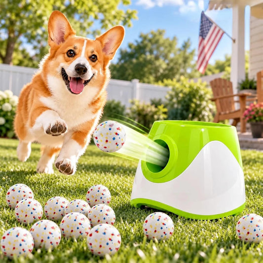 Automatic Ball Launcher for Dogs, 3 Distance Settings